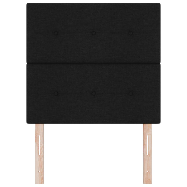 Cabecero Button Tapizado Negro 90 cm Tela M 4