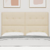 Cabeceira  Button Tufted Creme 140 cm Tecido 3