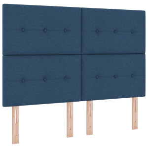 Cabecero Button Tufted Azul 160 cm Tela H