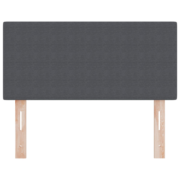 Cabecera LED  Diseño Simple Gray Oscuro 80 cm Tela de Corduroy M 5