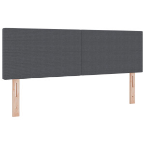 Cabecera LED  Diseño Simple Gris Oscuro 80 cm Tela de Pana H