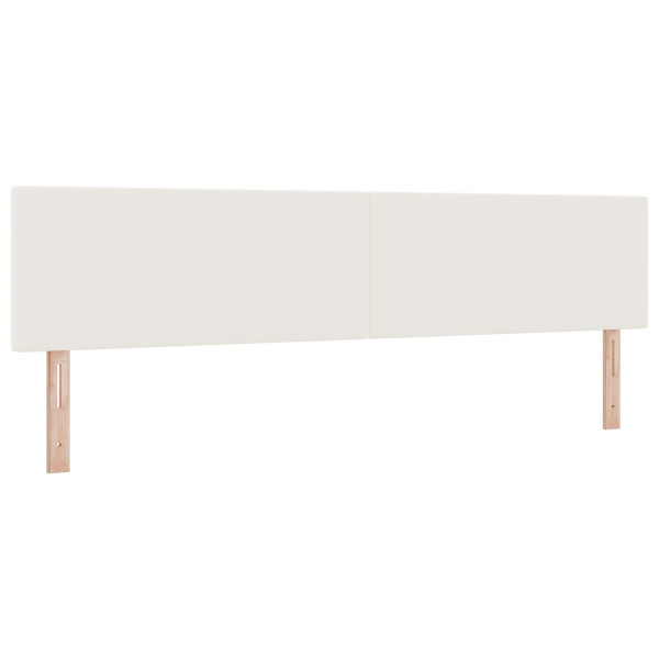 Cabecero LED  Diseño Sencillo Crema 100 cm Tela de Pana M 2