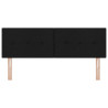 Cabecera LED  con botones acolchados en negro de 72 cm de tela 5