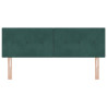 Cabecera LED  con botones acolchados Verde Oscuro 80 cm Terciopelo 5
