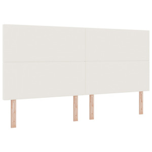 Cabecero LED  Crema 100 cm Tela de pana H