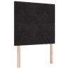 Cabecero LED  Negro 80 cm Terciopelo 2