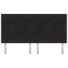 Cabecero LED  Negro 90 cm Terciopelo 5