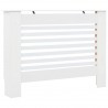 Coberturas de radiador 2 pcs 112x19x81.5 cm MDF branco 3