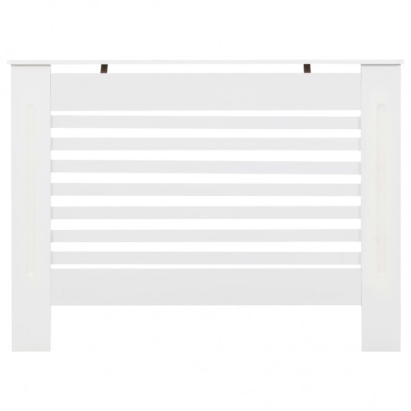 Coberturas de radiador 2 pcs 112x19x81.5 cm MDF branco M 4
