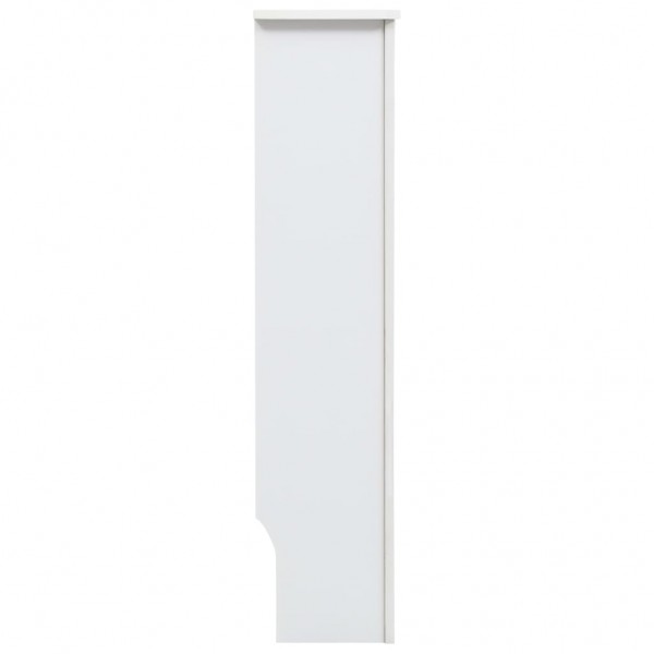 Cubiertas para radiador 2 unidades MDF blanco 112x19x81.5 cm M 5