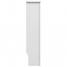 Coberturas de radiador 2 pcs 152x19x81.5 cm MDF branco 5