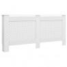 Coberturas de radiador 2 pcs 172x19x81.5 cm MDF branco 3