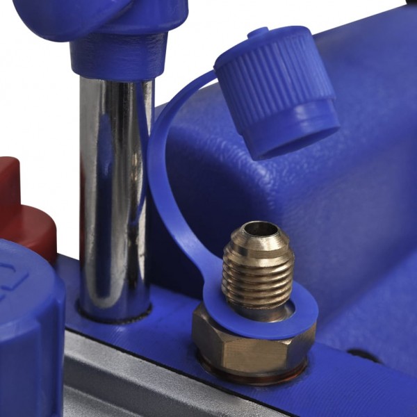 Bomba de vacío una etapa con manómetro colector bidireccional M 4