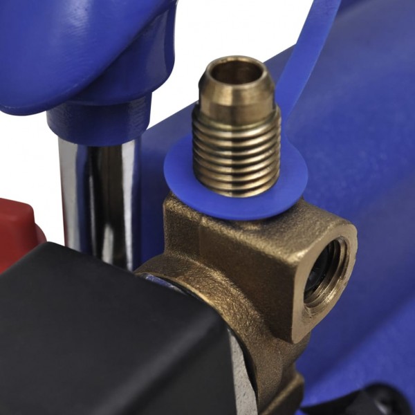 Bomba de vácuo estágio único com conjunto manómetros de 4 vias M 5