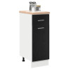 Gabinete con Cajones de Roble Negro  - 30x46x81.5 cm 3