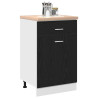 Gabinete de Cajones de Roble Negro  - 50x46x81.5 cm 3