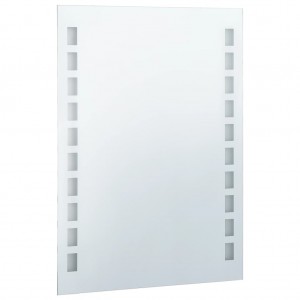 Espejo de pared de baño con LED 60x80 cm H