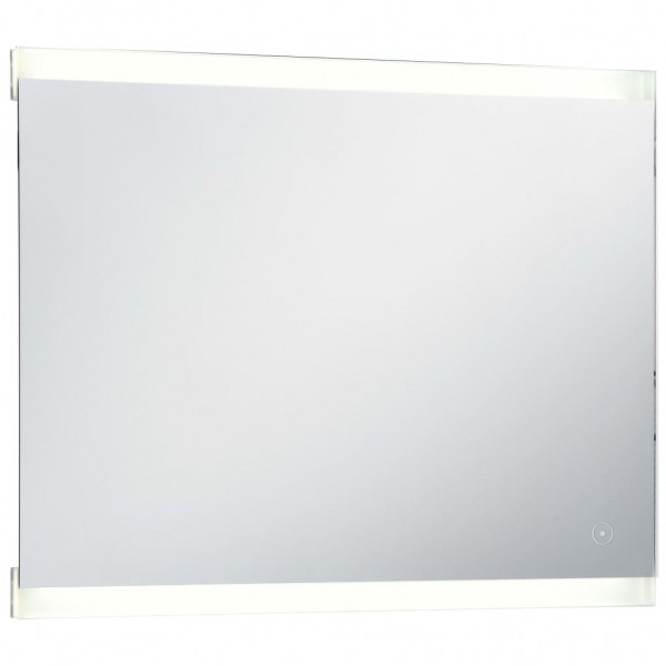 Espejo de pared de baño con LED y sensor táctil 80x60 cm M 4
