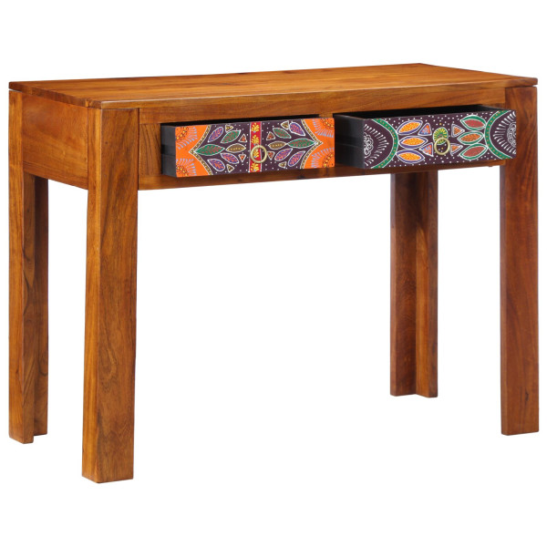 Mesa 100x50x75 cm Madeira Sólida de Acácia M 3