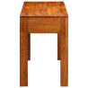 Escritorios Marrón Madera maciza de Sheesham Regular Rectangular 5
