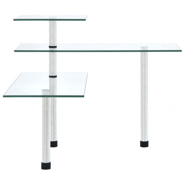 Estante de cozinha para canto 3 prateleiras vidro temperado M 2