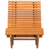 Tumbonas mecedoras  2 pcs de madera maciza de acacia 4