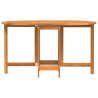 Mesa de Jardín Plegable Mariposa  110x60x72 cm de Madera Sólida de Acacia Ovalada 5