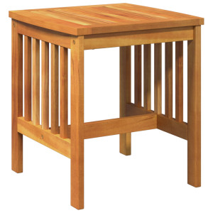 Conjunto de Jardín de 3 Piezas con Cojines de Madera Sólida de Acacia H