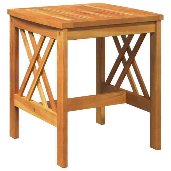 Conjunto de Lounges de Jardim em 3 Peças com Almofadas em Madeira de Acácia Sólida M 5