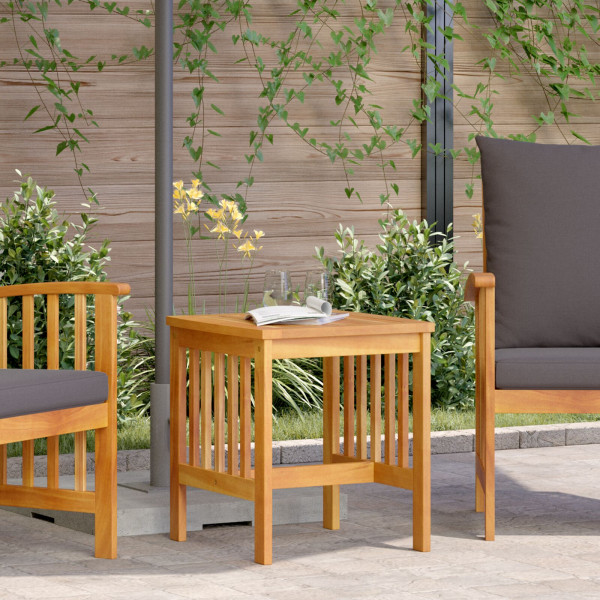 Mesita de Jardín  Marrón 45x45x50 cm Madera maciza de Acacia D