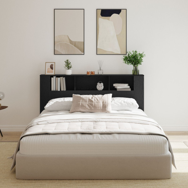 Cabeceira de Cômoda  em Carvalho Preto - 180x18.5x102.5 cm M 4