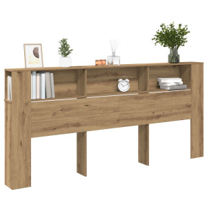 Cabecero  Artisanal de Roble 220x18.5x104.5 cm H