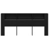 Cabeceira Cabinet  Preto Carvalho 220x18.5x104.5 cm 5