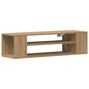 Mueble de TV de Pared  en Roble Artisan de 100x30x26.5 cm H