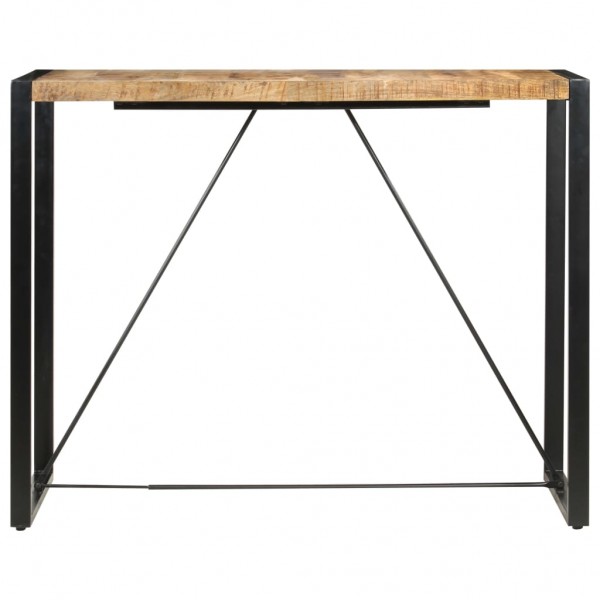 Mesa de bar 140x70x110 cm madeira de mangueira maciça M 2
