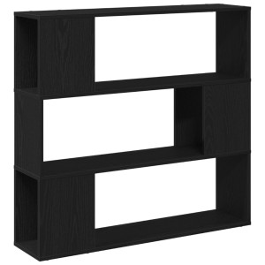 Estantería  Negro Roble 100x24x94 cm Madera H