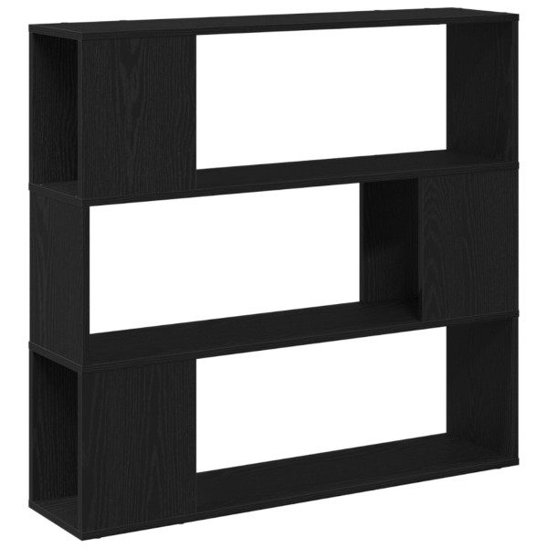 Estantería  Negro Roble 100x24x94 cm Madera M 2