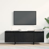 Mueble de TV  Negro Roble 120x30x40.5 cm Madera Compuesta 1