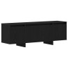 Mueble de TV  Negro Roble 120x30x40.5 cm Madera Compuesta 2