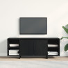 Stand para TV - Roble Negro - 120x30x40.5 cm - Hecho de Madera Elaborada 1