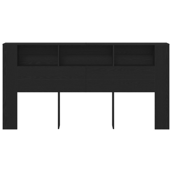 Cabecero  Negro Roble 200x18.5x104.5 cm M 5