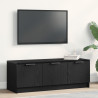 Mueble de TV  Negro Roble 102x35x36.5 cm Madera elaborada 1