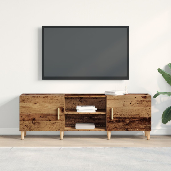 Mueble para TV  de Madera Vieja 150x30x50 cm en Madera Estratificada M 4