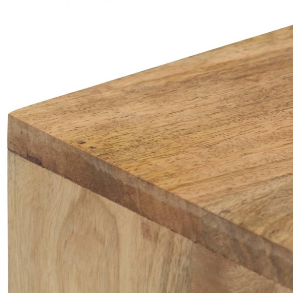 Mesa consola de madera maciza de mango 90x45x75 cm M 5