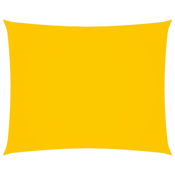 Para-sol estilo vela tecido oxford retangular 2.5x4.5 m amarelo M 2