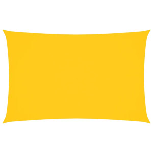 Para-sol estilo vela tecido oxford retangular 4x7 m amarelo H