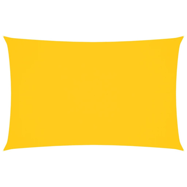 Para-sol estilo vela tecido oxford retangular 4x7 m amarelo M 2