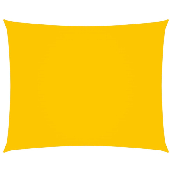Toldo de vela rectangular tela Oxford amarillo 3x4 m M 2