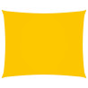 Toldo de vela rectangular tela Oxford amarillo 3x4 m 2