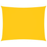 Toldo de vela rectangular tela Oxford amarillo 5x7 m 2